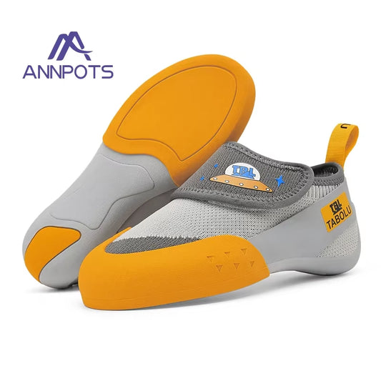 Rock Climbing Shoes Children Indoor Climbing Shoes Boys Girls Outdoor Beginners Professional Rubber Rock-Climbing Training Shoes