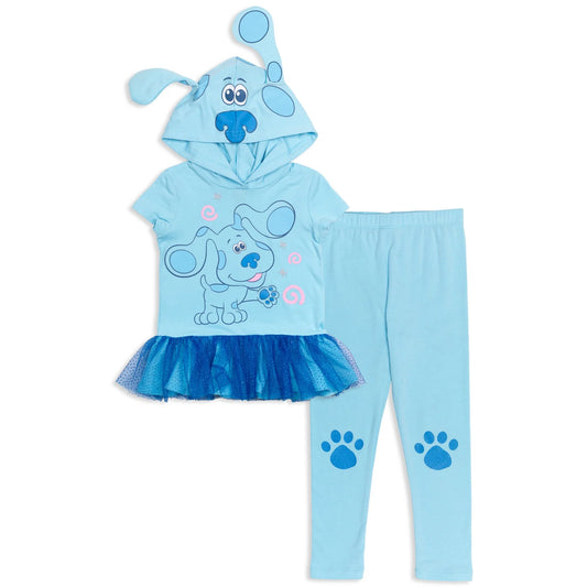 ! Little Girls Cosplay Costume T-Shirt Dress Leggings Infant to Little Kid