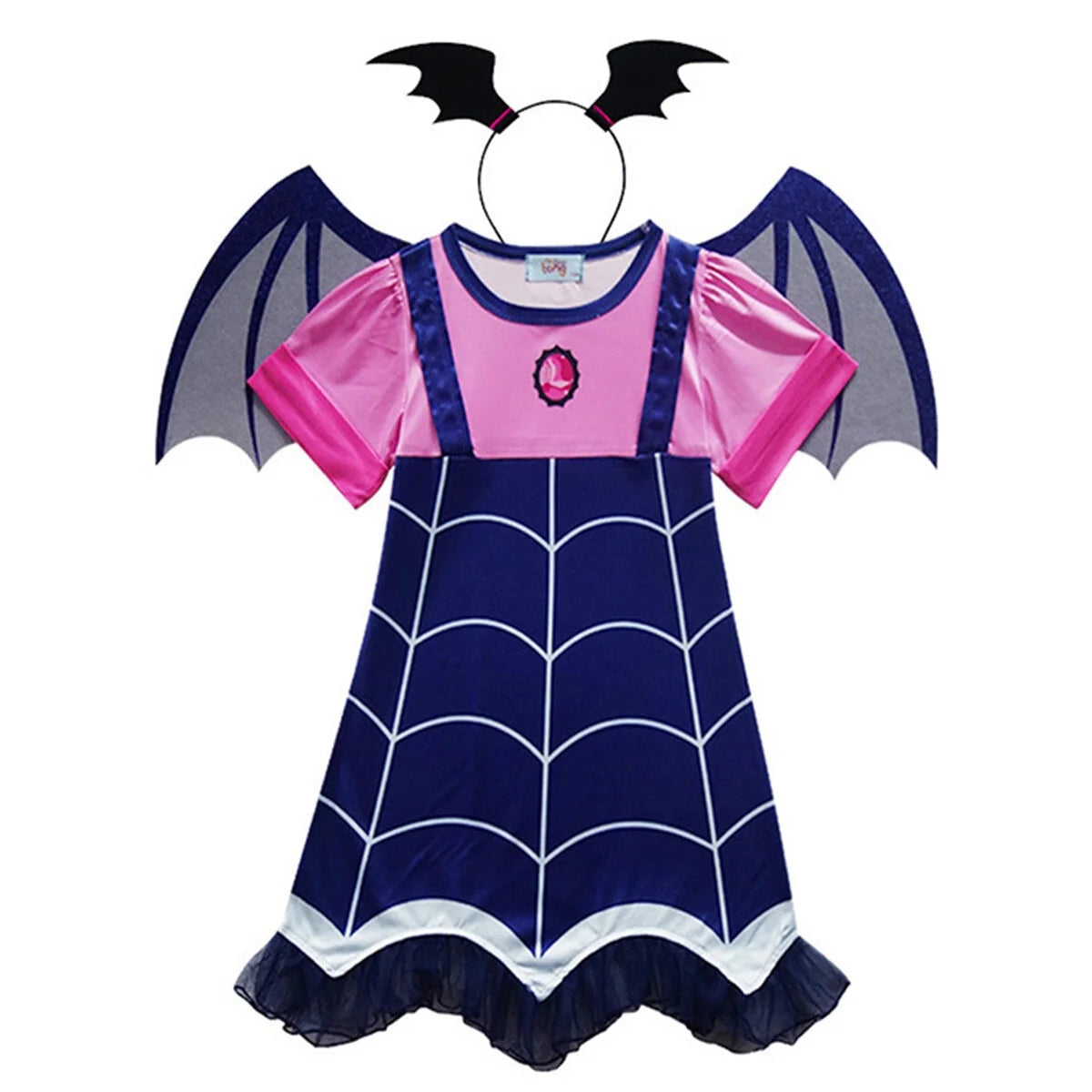 Girls Vampirina Costume Outfit Halloween Dress up Toddler Baby Christmas Cosplay Outfit Child Party Dresses