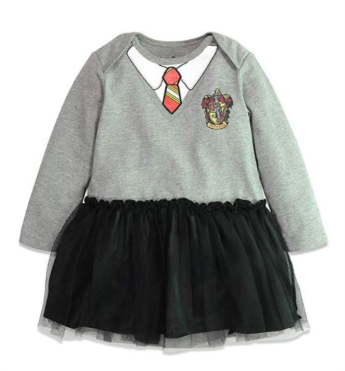 Harry Potter Long Sleeve Costume Tutu Dress with Headband (Toddler Girls)
