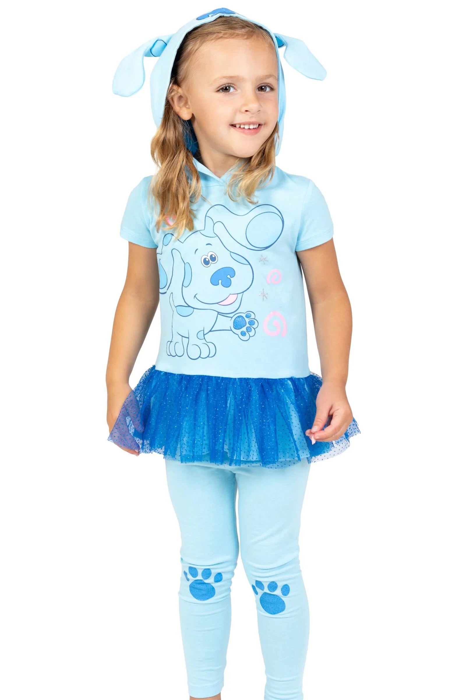 ! Little Girls Cosplay Costume T-Shirt Dress Leggings Infant to Little Kid