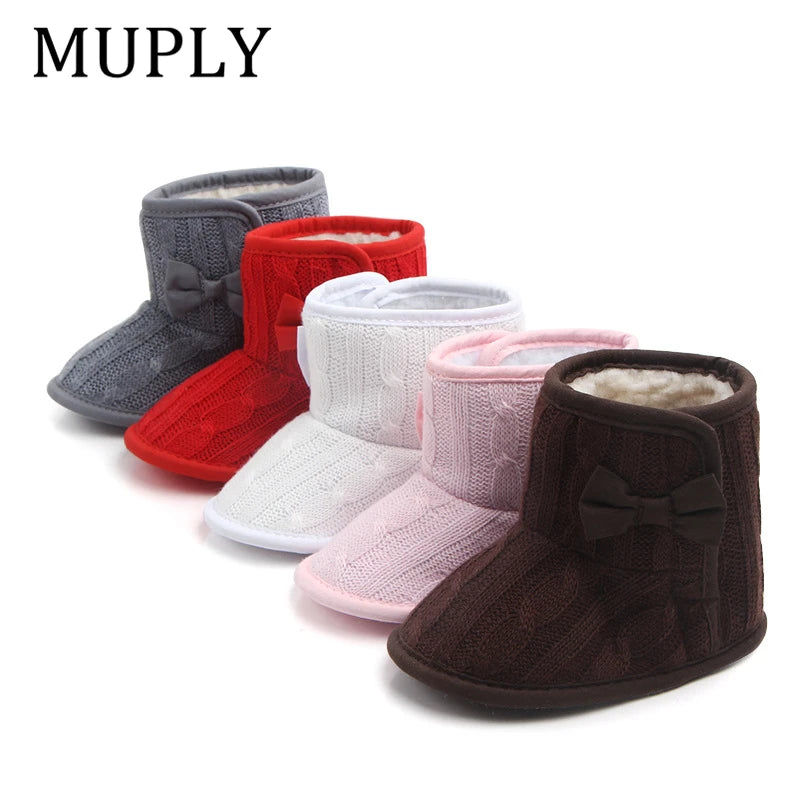 Super Keep Warm Snowfield Booties Baby Winter Boots Infant Toddler for Newborn Cute Shoes Baby Girls Boys First Walkers
