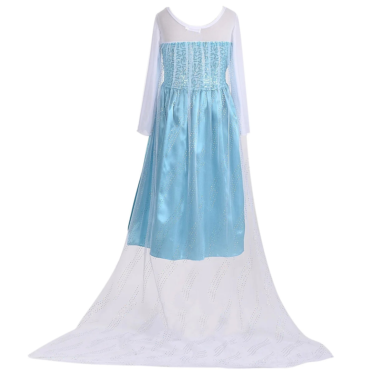 Princess Costumes Birthday Dress up for Little Girls with Crown,Wig,Gloves Accessories,Child 3T