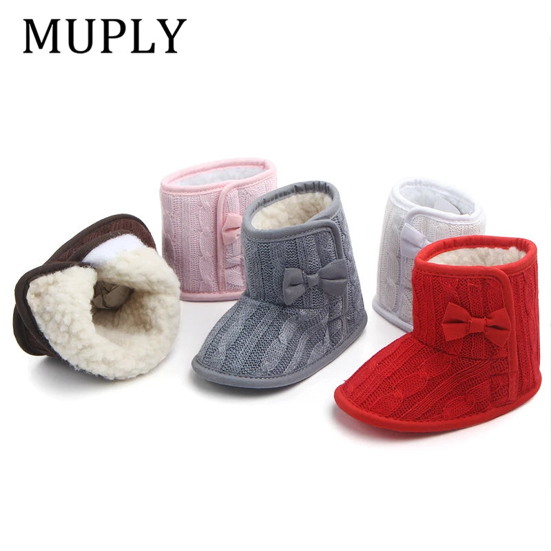 Super Keep Warm Snowfield Booties Baby Winter Boots Infant Toddler for Newborn Cute Shoes Baby Girls Boys First Walkers